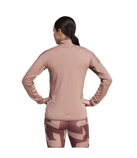 Haut De Survêtement Terrex Xperior Femme Beige Rose Adidas
