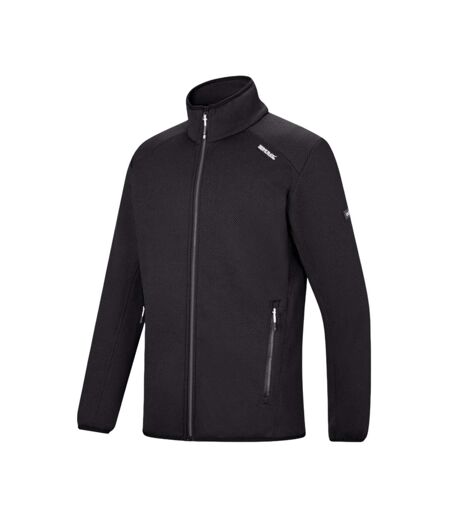 Mens Torrens Full Zip Fleece Jacket All Black Regatta