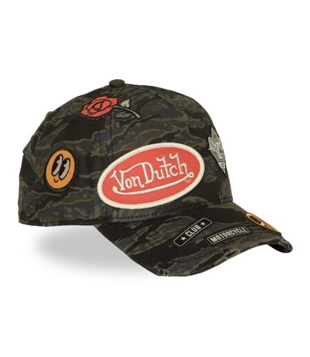Casquette baseball effet usé avec patch Kamo Tiger Vondutch