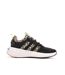 Chaussures de running noires/jaunes femme adidas racer-2