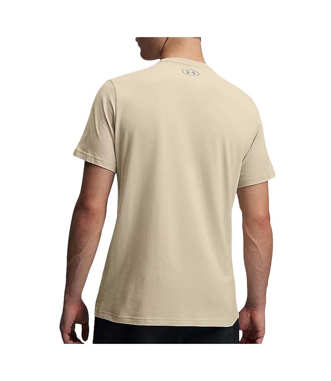 T-shirt beige homme under armour ua gl foundation-2