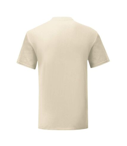 T-shirt manches courtes iconic homme beige pâle Fruit of the Loom Fruit of the Loom