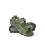 Mountain Warehouse Mens Z4 Synthetic Suede Sandals (Khaki Green) - UTMW1099