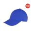 Lot de 2  Memphis casquettes adulte bleu roi Result