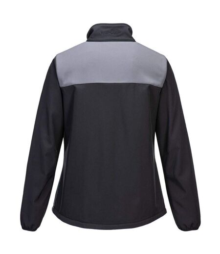 Veste Softshell Femme Noir Gris Foncé Portwest