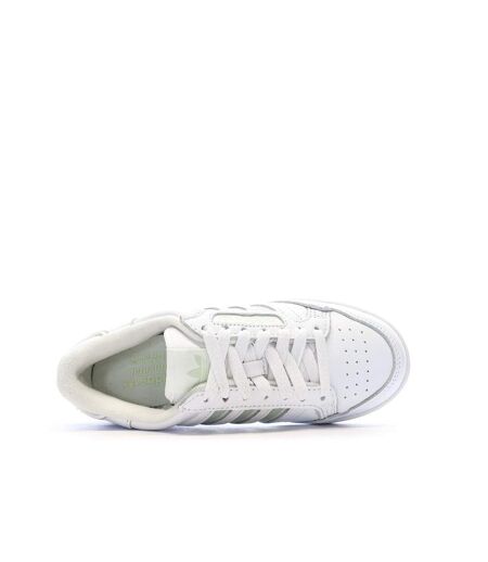 Baskets blanc/vert femme adidas continental 80 stripes