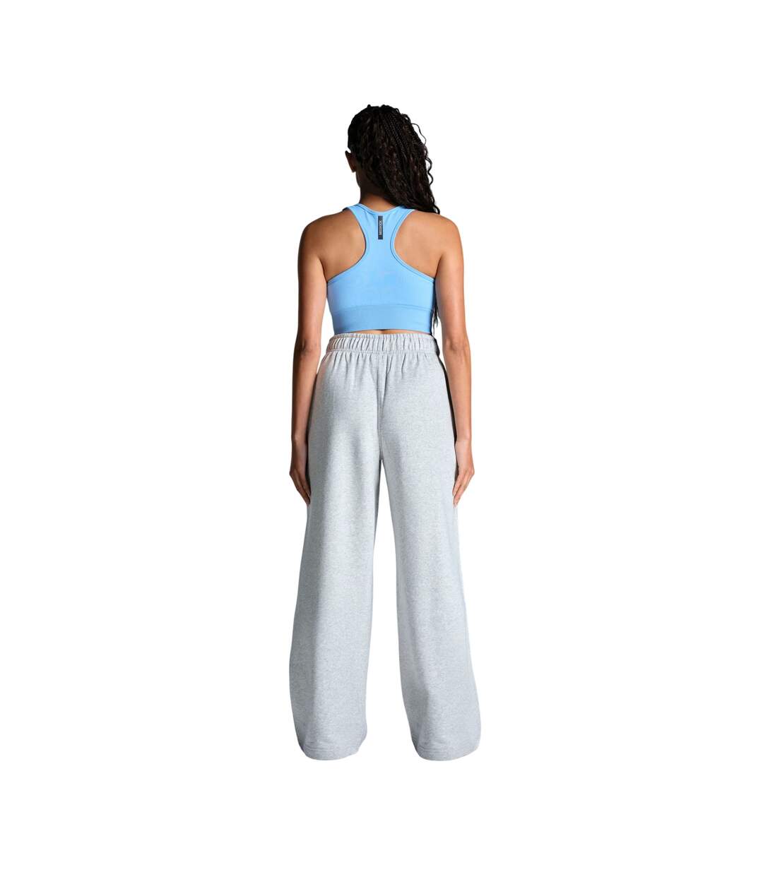 Pantalon De Jogging Banderilla Femme Gris Clair Chiné Miss Kick-3