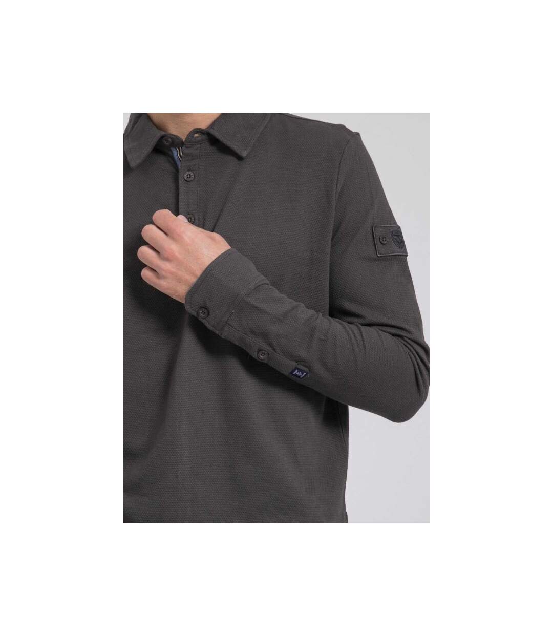 Polo manches longues pur coton PILKA-3