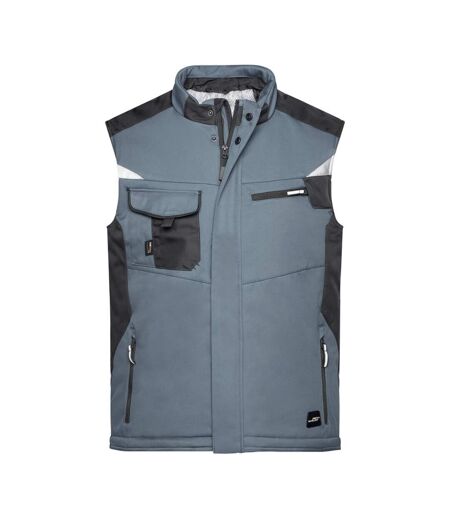 Veste Sans Manches Adulte Carbone Noir James And Nicholson