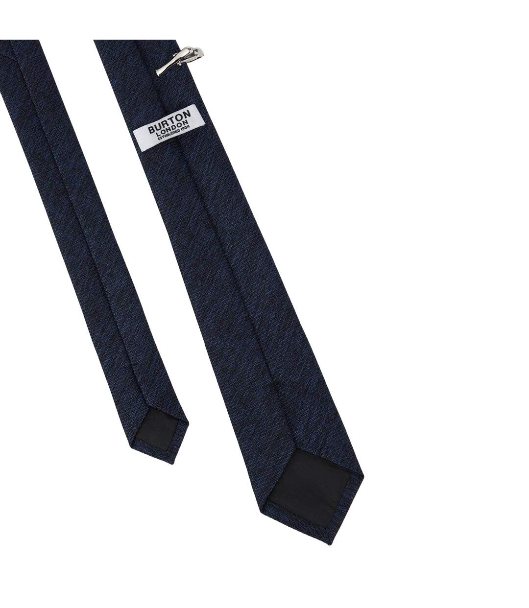 Burton Mens Marl Textured Tie Set (Navy) (One Size)