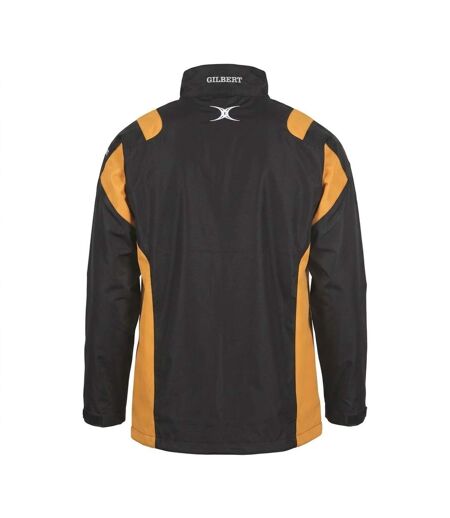 Mens Revolution Half Zip Jacket Black Amber Gilbert