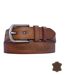 Ceinture en cuir couleur cognac pour homme - Vachette véritable - Polyvalente et élégante-1
