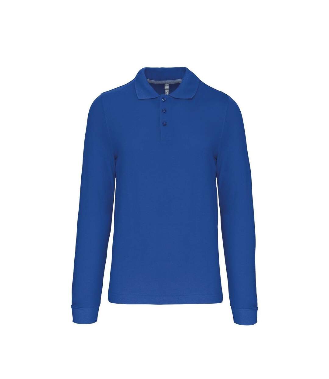 Polo manches longues - Homme - K243 - bleu roi