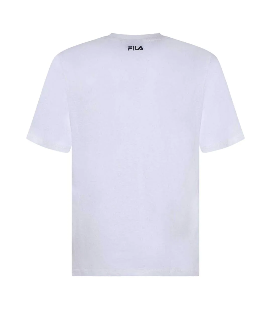 Mens Harrison Logo Cotton T-shirt White Fila-2