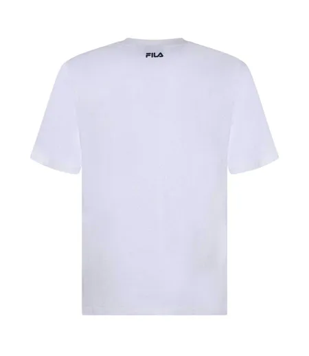 Mens Harrison Logo Cotton T-shirt White Fila