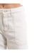 Womens/ladies Marlene Cotton Wide Leg Jeans Natural Boss-3