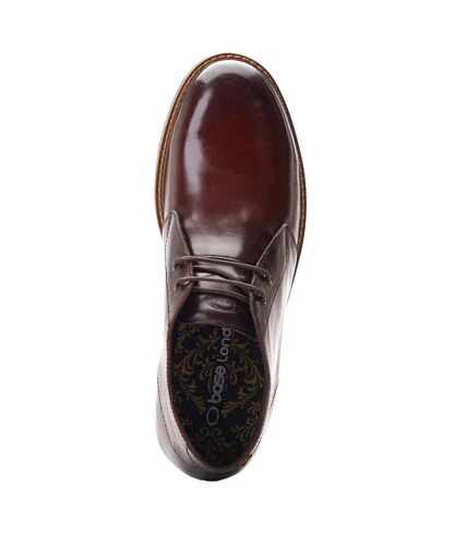 Bottines chukka swan homme marron Base London