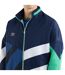 Mens panelled track jacket dark navy/peppermint green Umbro