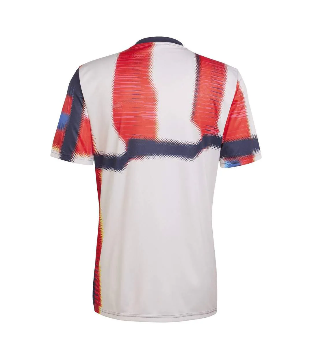 T-shirt Manches Courtes Motif/style Fc Bayern Munich Homme Bleu Marine Foncé Blanc Adidas-3