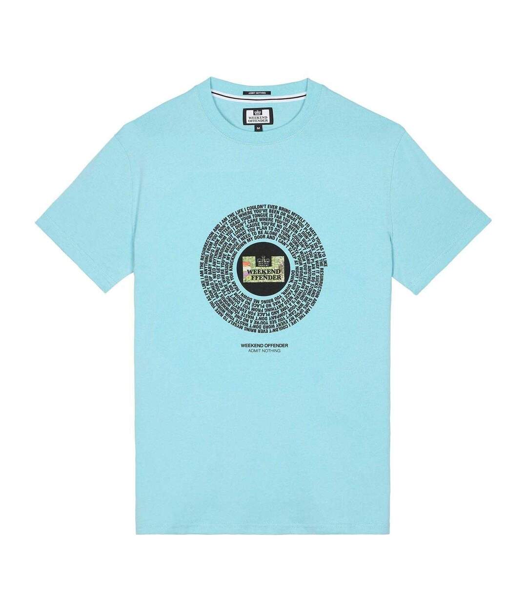 T-shirt Resurrection Homme Bleu Weekend Offender-2