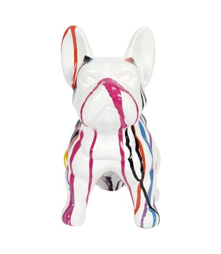 Bouledogue en céramique assis 30 cm