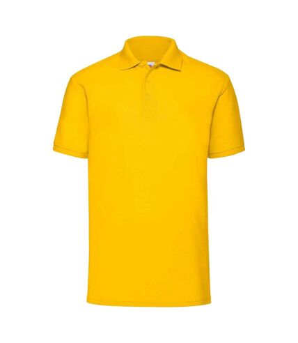 Mens 65/35 polo shirt sunflower Fruit of the Loom