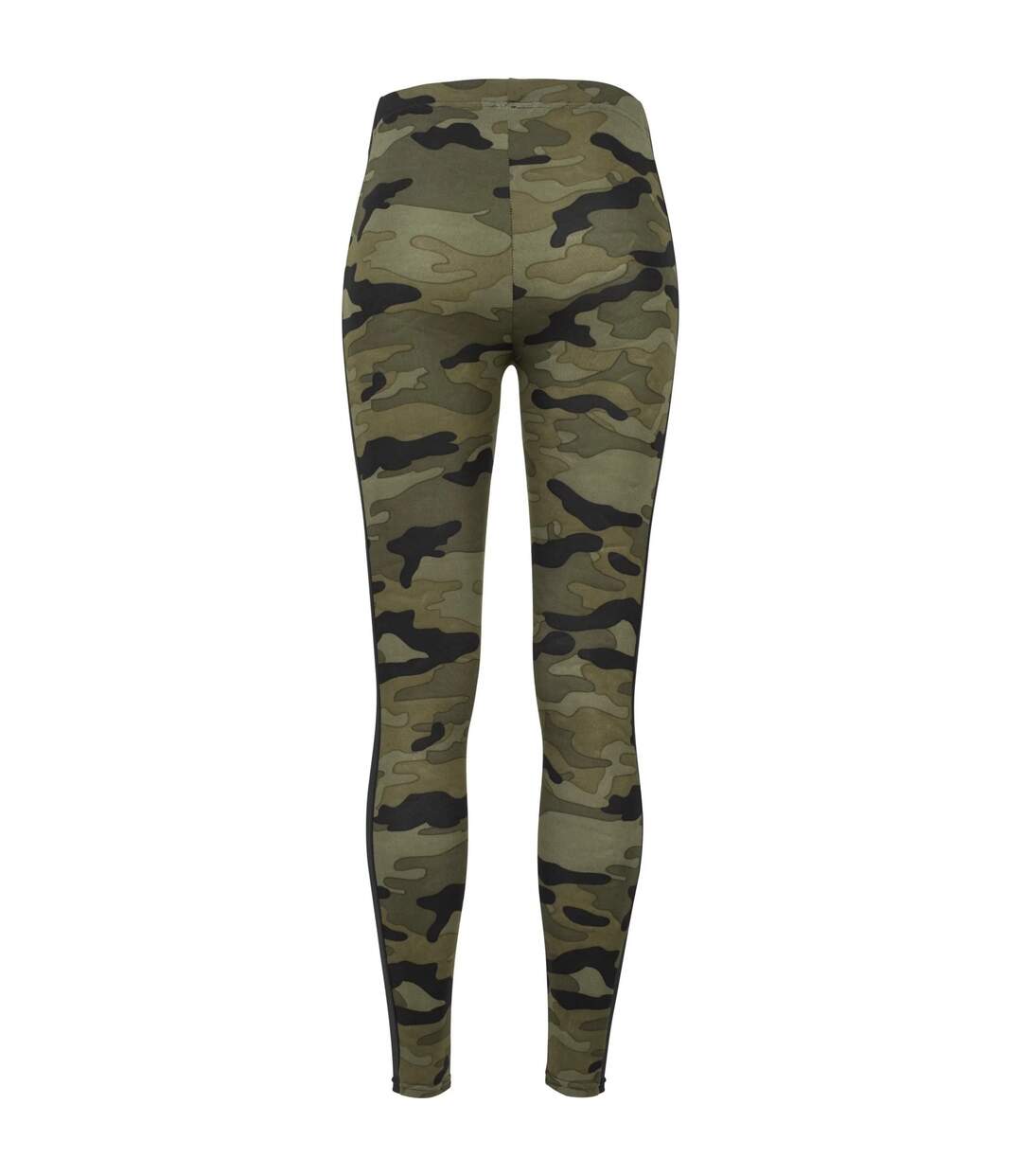 Legging Motif/style Camouflage Et Rayure Femme Forêt Camouflage Noir Urban Classics-2