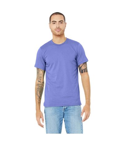 Canvas t-shirt jersey hommes bleu nuit chiné Bella + Canvas