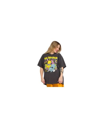T-shirt No Bother Adulte Charbon Winnie The Pooh