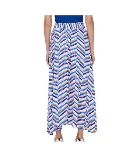 Jupe longue bleu femme only life midi - s