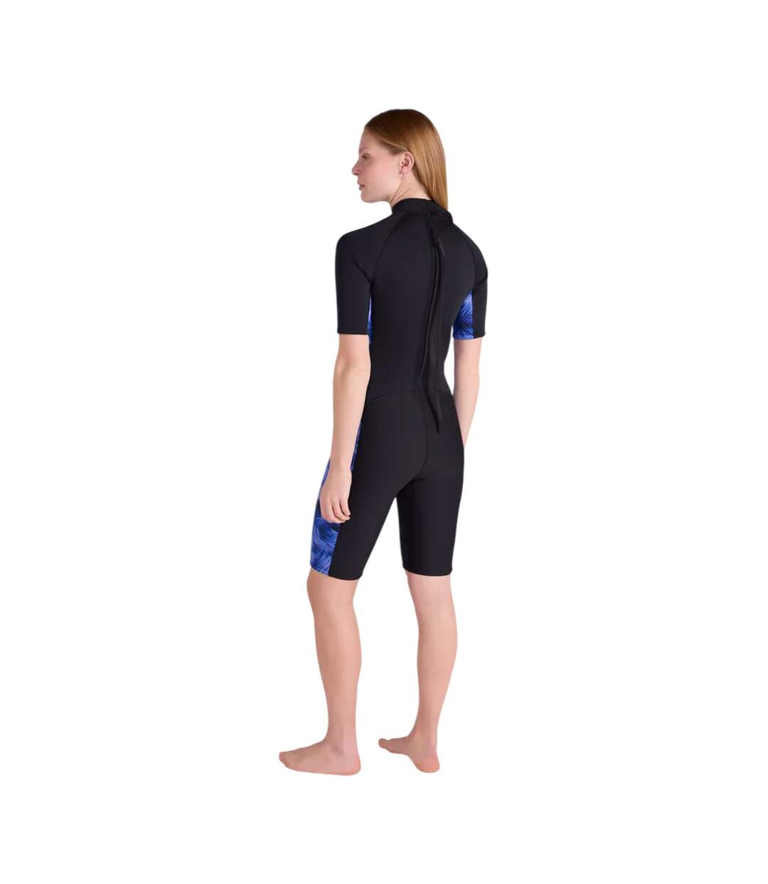 Womens/ladies Shorty Printed Wetsuit Purple Mountain Warehouse-3
