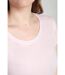 Tee shirt col rond manches courtes femme Marine Pot Pourri(Rose) | Gerard Pasquier-5