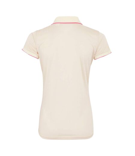 Womens/ladies remex ii polo neck t-shirt light vanilla Regatta