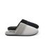 OLIVER GRANT PARIS Pantoufles Mules Homme Côtelées Pack 2 Paires-3
