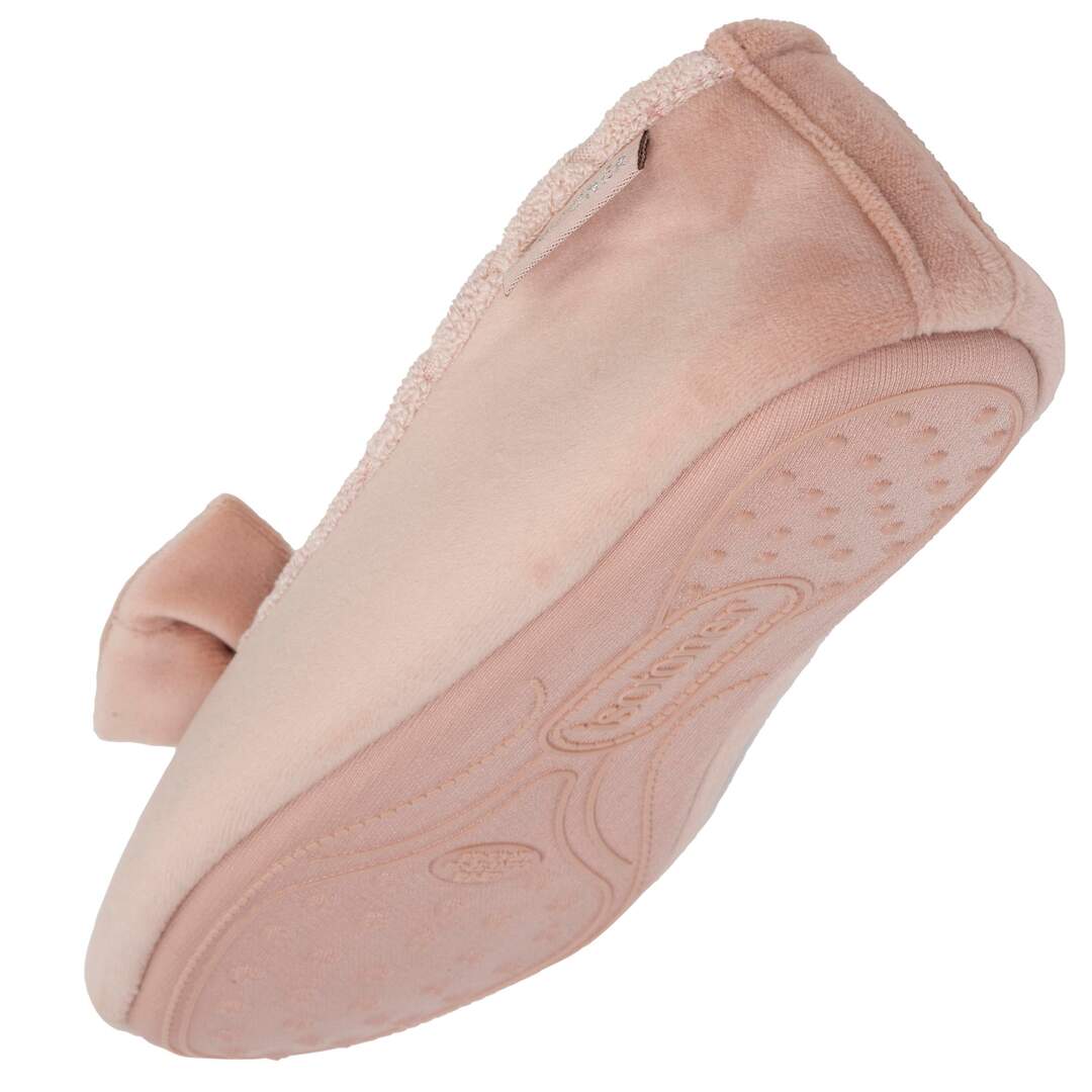 Isotoner Chaussons Ballerines femme ultra confortables semelle à mémoire de forme-5