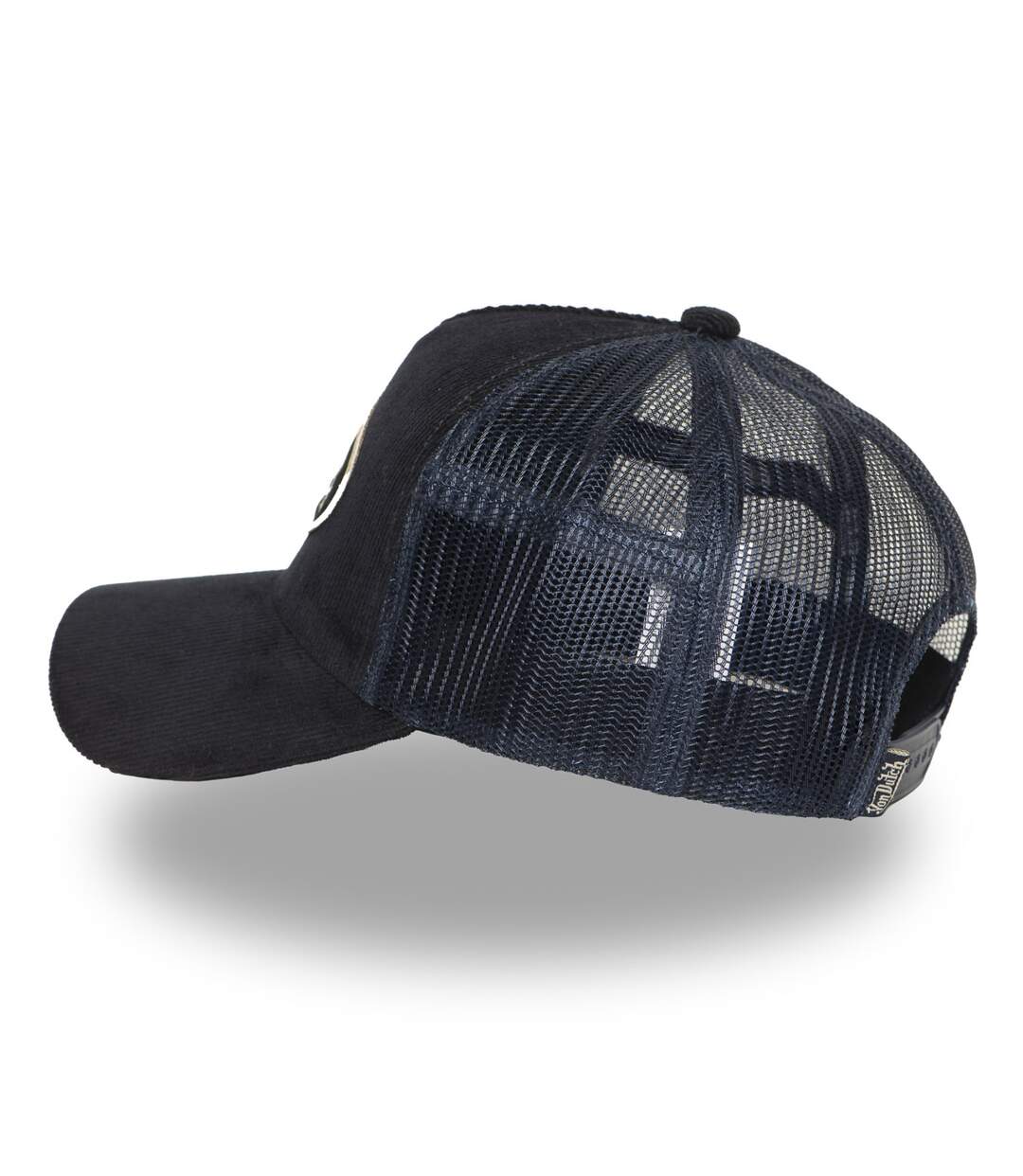 Casquette trucker avec filet adulte en velours côtelé et patch Cut Vondutch-5