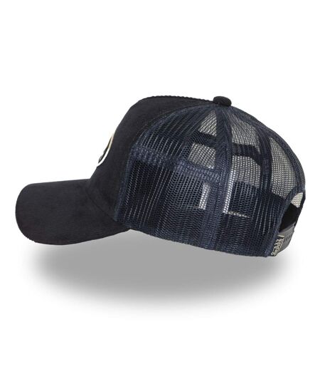 Casquette trucker avec filet adulte en velours côtelé et patch Cut Vondutch