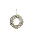 Couronne de Noël Branches 32cm Naturel & Vert-1