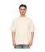 Unisex adult combed ringspun cotton tall oversized t-shirt ecru Casual Classics-3