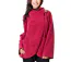 Veste polaire à capuche ethnique OTTAWA rouge Coton Du Monde-1