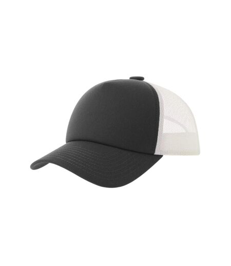 Casquette Trucker Motif/style 5 Panneaux Record-s Adulte Gris Foncé Atlantis Headwear