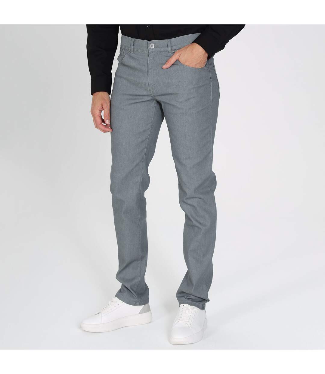 Pantalon coupe regular en coton PETRO