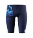 Mens Placement Splash Endurance+ Jammer Shorts Navy Blue Speedo-1