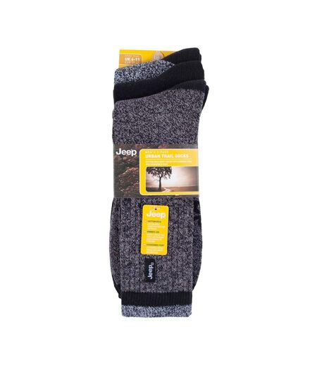 3 Pack Men's Heavy-Duty Poly Workwear Socks, Cushion Performance Boot Socks