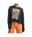 T-Shirt manches longues noir femme billabong go with flow-1