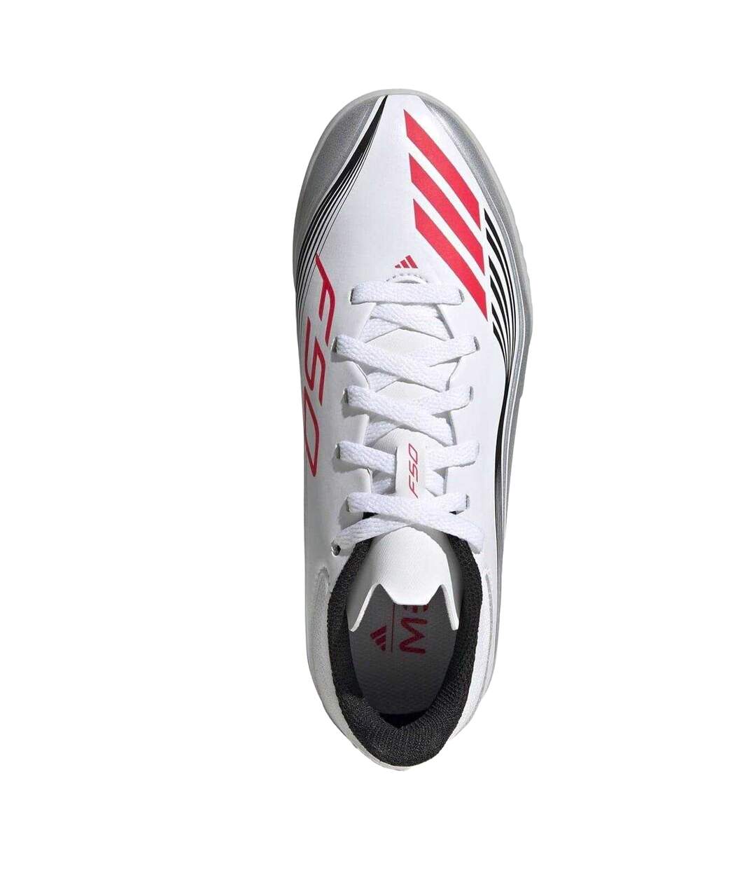 Chaussures De Foot F50 League Enfant Blanc Rouge Adidas-4