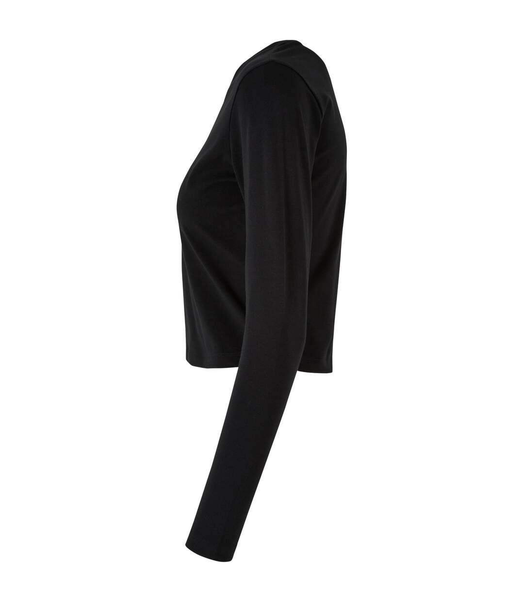 Haut Court Femme Noir Build Your Brand-3