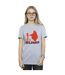Disney - T-shirt BIG HERO BAYMAX FIST BUMP CUTOUT - Femme (Gris chiné) - UTBI15717-2