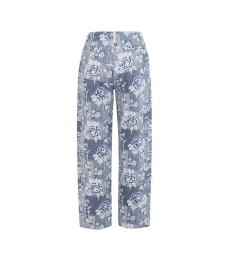 Womens/ladies Cotton Floral Jeans Blue Firetrap
