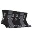 Mens 6 Pack Walking Boot Socks | Polyester Outdoor Socks for Hiking-1